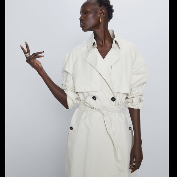 Zara Jackets & Coats Zara Belted Trench Coat Poshmark